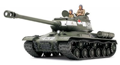 Zoom bild av RUSSIAN TANK JS-2 MODEL1944ChKZ MED 2 FIGURER. SKALA 1/35