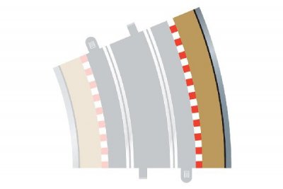 Zoom bild av RADIE 4. KANTUTBYGGNAD MED STACKET. PASSAR SCALEXTRIX