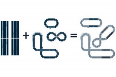 Zoom bild av 4 ST. 350 MM. RAKA BANDELAR