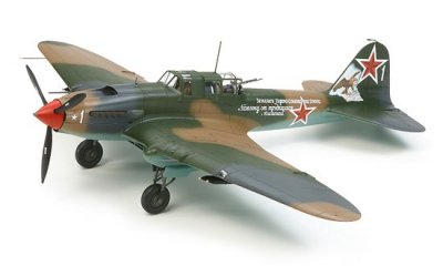 Zoom bild av ILYUSHIN IL-2 SHTURMOVIK. L=243mm. SKALA 1/48