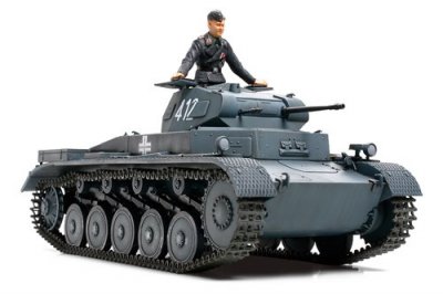 Zoom bild av GERMAN PANZERJAMPFWAGEN II AUSF.A/B/C MED 1 FIGUR. SKALA 1/35