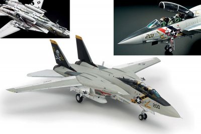 Zoom bild av GRUMMAN F-14A TOMCAT. L=398mm. SKALA 1/48