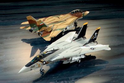 Zoom bild av GRUMMAN F-14A TOMCAT. L=398mm. SKALA 1/48