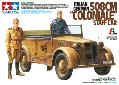 Zoom bild av TAMIYA 1/35 Italian/German 508CM Coloniale Staff Car