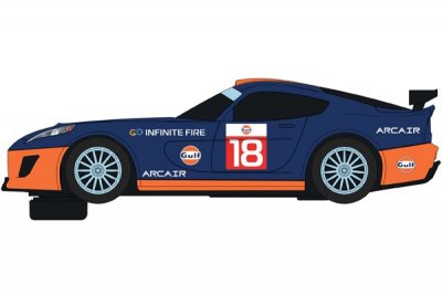 TEAM GT GULF. KÖRKLAR BILBANEBIL SKALA 1/32