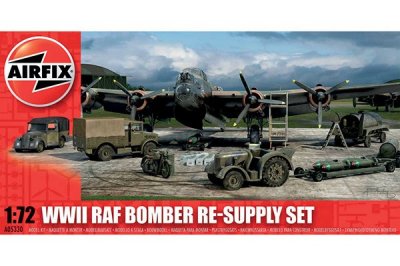 Zoom bild av WWII RAF BOMBER RE-SUPPLY SET. 197 DELAR. NIVÅ 2 AV 4. SKALA 1/7