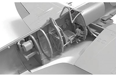 Zoom bild av SUPERMARINE SPITFIRE Mk. XIV. 118 DELAR. 195X207 mm. NIVÅ 3 AV 4