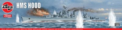 Zoom bild av HMS HOOD. 131 DELAR. 430X53 mm. NIVÅ 2 AV 4. SKALA 1/600
