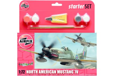 Zoom bild av Airfix Starter Set North American P-51D Mustang 1:72