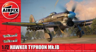 Zoom bild av HAWKER TYPHOON Mk.IB. 74 DELAR. 134X174 mm. NIVÅ 1 AV 4. SKALA 1