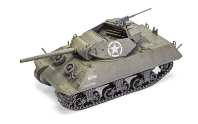 Zoom bild av 1942 US M10 GMC TANK DESTROYER. 195X87 mm. NIVÅ 3 AV 4. SKALA 1/
