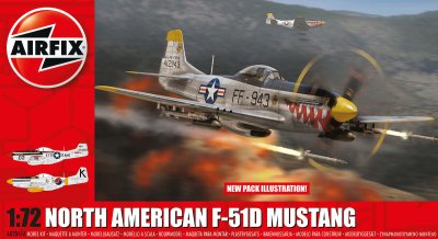 Zoom bild av Airfix North American F-51D Mustang 1/72