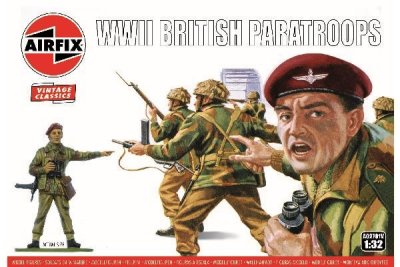 Zoom bild av WWII BRITISH PARATROOPS