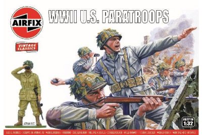 Zoom bild av WWII U.S. PARATROOPS