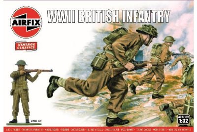 Zoom bild av WWII BRITISH INFANTRY