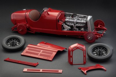Zoom bild av ALFA ROMEO 8C 2300 MONZA. (ÖVER 330 DELAR) SKALA 1/12