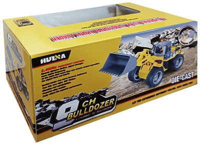 Zoom bild av HUINA Hjullastare R/C 1:18, 2,4GHz Lipo, 6 kanaler