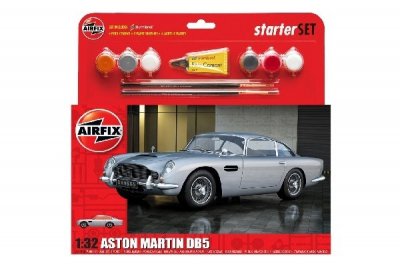 Zoom bild av 1963 ASTON MARTIN DB5 SILVER. SKALA 1/32