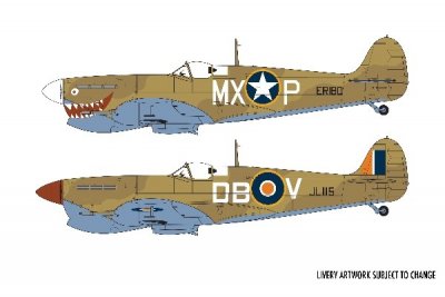 Zoom bild av SPERMARINE SPITFIRE MKVC. SKALA 1/72