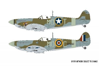 Zoom bild av SUPERMARINE SPITFIRE MK. VB. SKALA 1/48