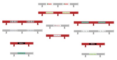 Zoom bild av Scalextric Crash Barriers With Stickers