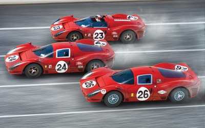Zoom bild av Scalextric 1967 Daytona 24 triple pack 1:32