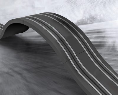 Zoom bild av Scalextric Micro, hump backed bridge accessorry pack 1:64