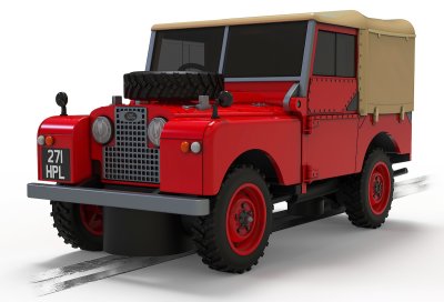 Zoom bild av Scalextric Land Rover Series 1, poppy red 1:35