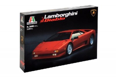 Zoom bild av LAMBORGHINI DIABLO. SKALA 1/24