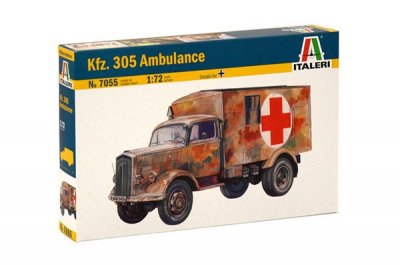 Zoom bild av Kfz. 305 AMBULANCE. SKALA 1/72. 83mm.