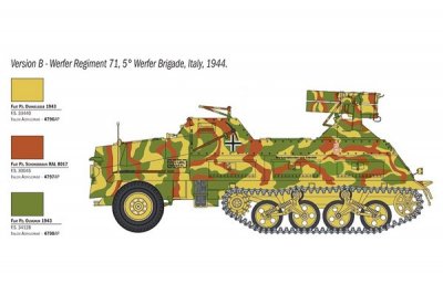 Zoom bild av 15 cm. PANZERWERFER 42 AUSF. Sd.Kfz. 4/1. SKALA 1/35. 171mm.