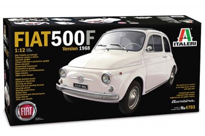 Zoom bild av 1968 FIAT 500F. SKALA 1/12. 247mm.