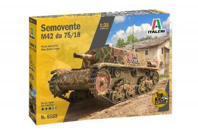 Zoom bild av SEMOVENTE M.42 da 75/18. SKALA 1/35