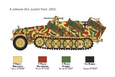 Zoom bild av Sd.Kfz. 251/1 STUKA ZU FUSS. SKALA 1/72