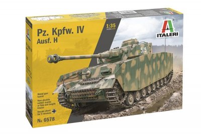 Zoom bild av PANZER IV AUSF. H. SKALA 1/35