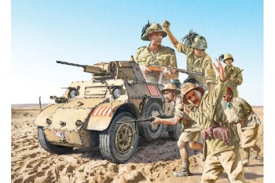 Zoom bild av 1:35 AB 41 WITH BERSAGLIERI ITALIAN INFANTRY