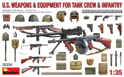 Zoom bild av 1/35 U.S. Weapons & Equipment for Tank Crew & Infantry
