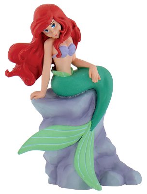 Zoom bild av Disney Ariel på klippan - 8,5cm