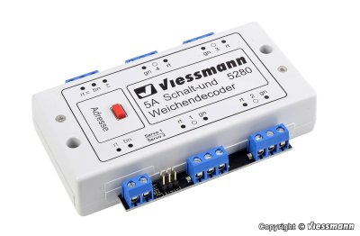 Zoom bild av 5280 Multiprotokoll växel- och spårväxeldekoder