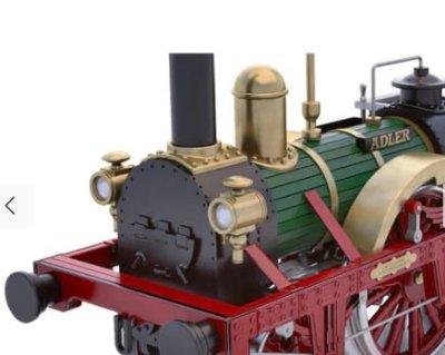 Zoom bild av ADLER. BYGGSATS I SKALA 1/24 =G SKALAN.