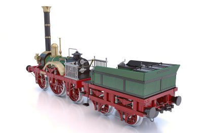 Zoom bild av ADLER. BYGGSATS I SKALA 1/24 =G SKALAN.