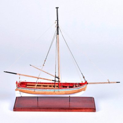 Zoom bild av Model Shipways 18th Century Longboat Model Ship Kit 1:48 Scale