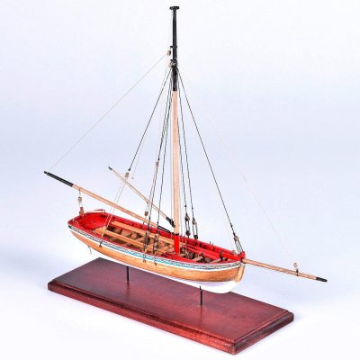 Zoom bild av Model Shipways 18th Century Longboat Model Ship Kit 1:48 Scale