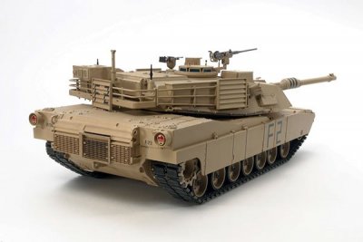 Zoom bild av U.S. MAIN BATTLE TANK M1A2 ABRAMS FULL-OPTION KIT. R/C TANK SKAL