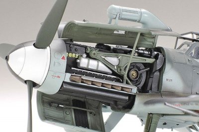 Zoom bild av MESSERSCHMITT Bf109 G-6. L=188mm. SKALA 1/48