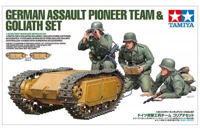Zoom bild av GERMAN PIONEER TEAM & GOLIATH SET. SKALA 1/35