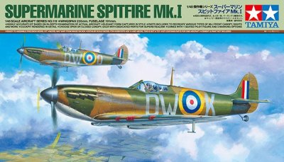 Zoom bild av SUPERMARINE SPITFIRE Mk1. L=191mm. SKALA 1/48