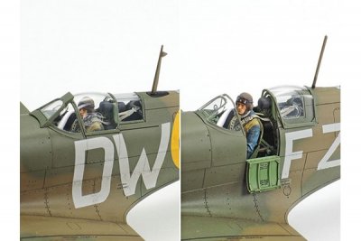 Zoom bild av SUPERMARINE SPITFIRE Mk1. L=191mm. SKALA 1/48