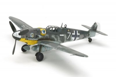 Zoom bild av MESSERSCHMITT Bf109 G-6. L=125 mm. SKALA 1/72