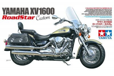 Zoom bild av YAMAHA XV 1600 ROAD STAR CUSTOM. SKALA 1/12